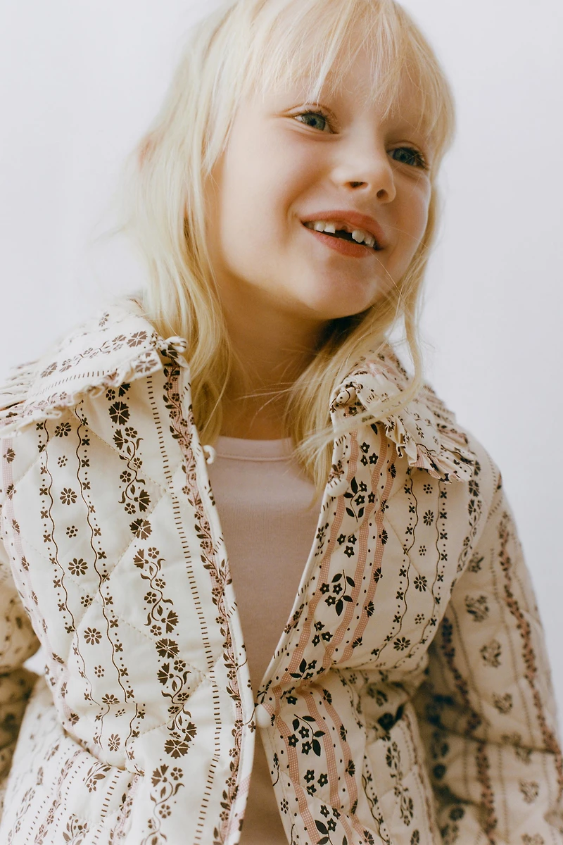 PRINTED PUFFER JACKET