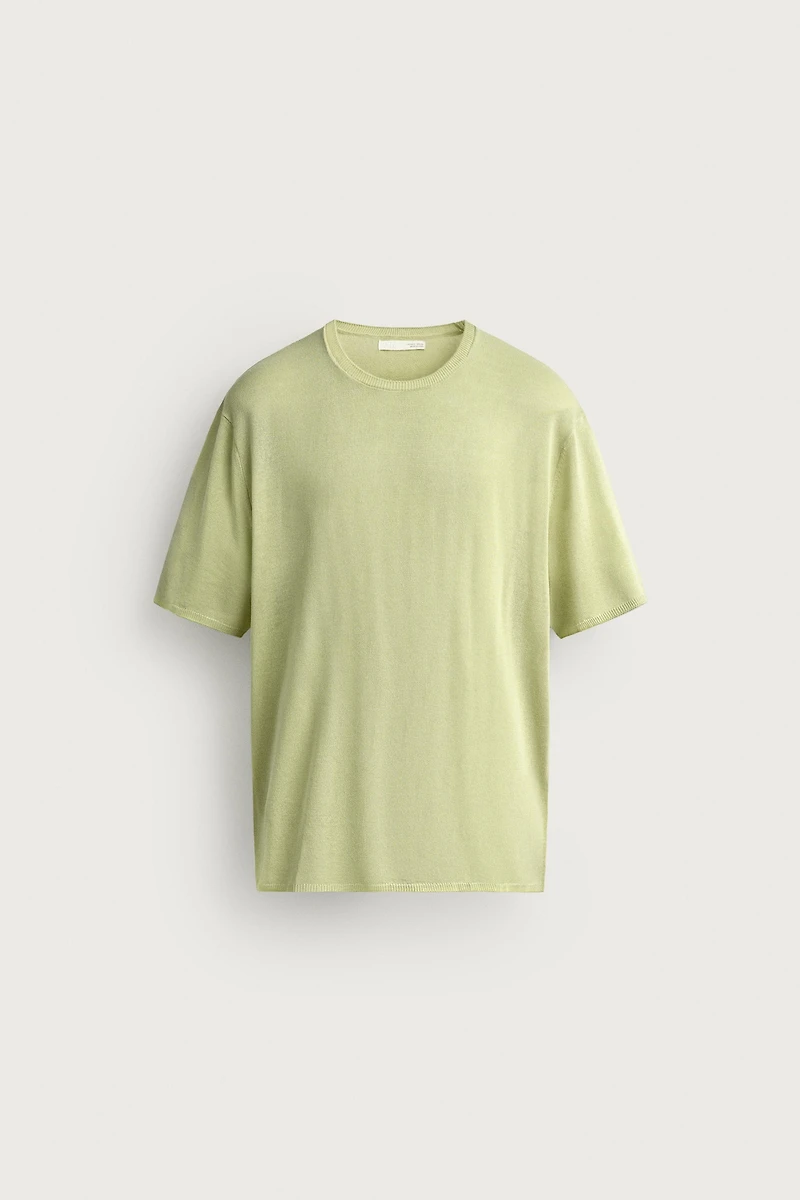 T-SHIRT EN MAILLE LÉGÈRE RELAXED FIT