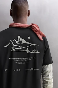TECHNICAL RUNNING PRINT T-SHIRT