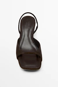 Sandale à talon en bois - Édition Limitée