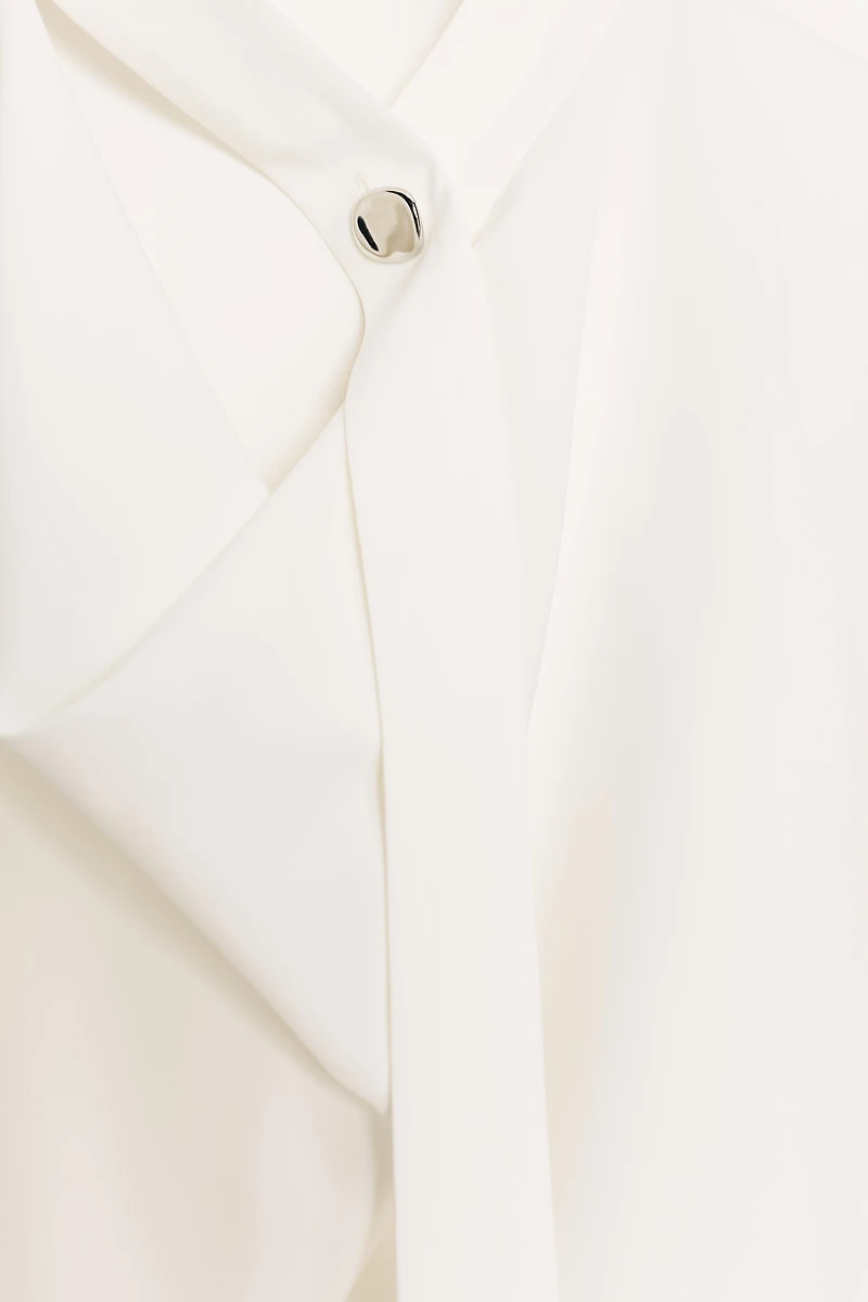 TIE-NECK SHIRT