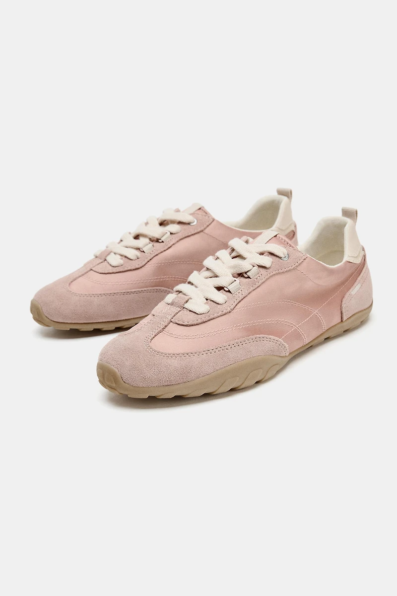 CONTRASTING SOFT SNEAKERS