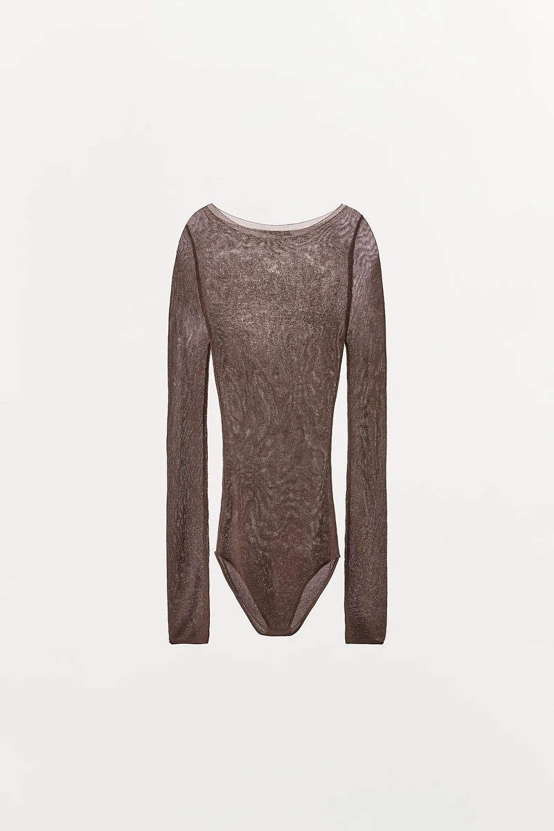 100% VISCOSE KNIT BODYSUIT