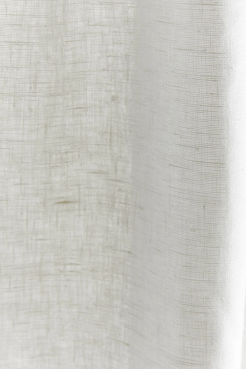 MEDIUM OPACITY FADED LINEN CURTAIN