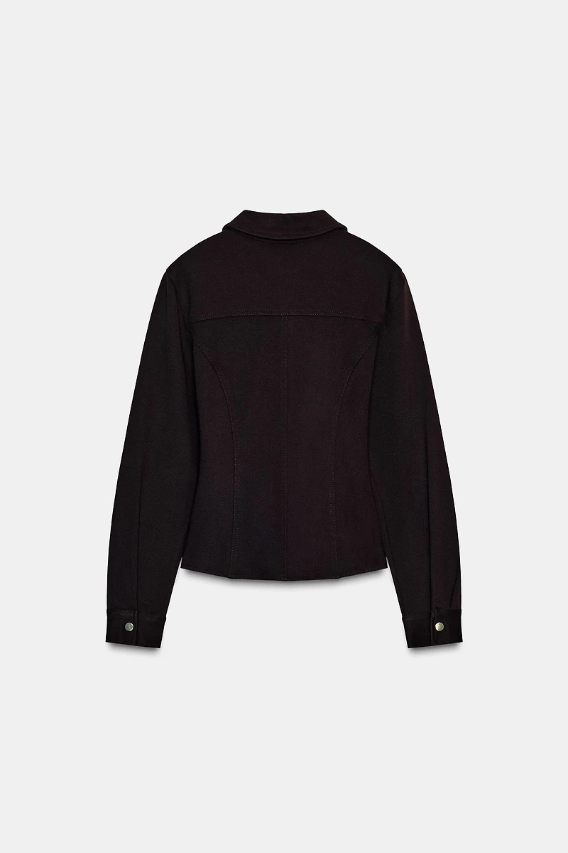 CHEMISE CINTRÉE EN CRÊPE