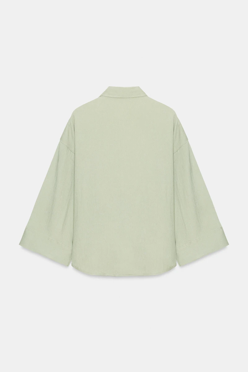 CHEMISE OVERSIZE MANCHES AMPLES