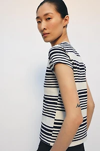 STRIPED HENLEY SHIRT