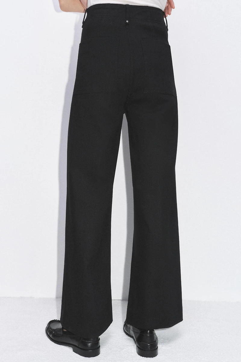 ZW COLLECTION HIGH WAIST WIDE LEG JEANS