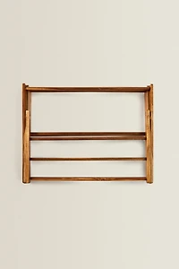 WOODEN VERTICAL FOLDING  CLOTHES HORSE