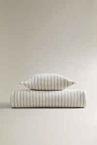 CHILDREN'S STRIPED MUSLIN BEDSPREAD