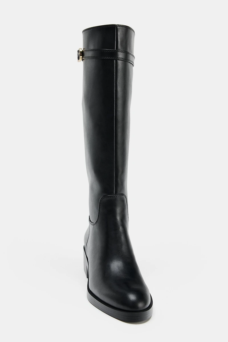 BUCKLED JODHPUR BOOTS