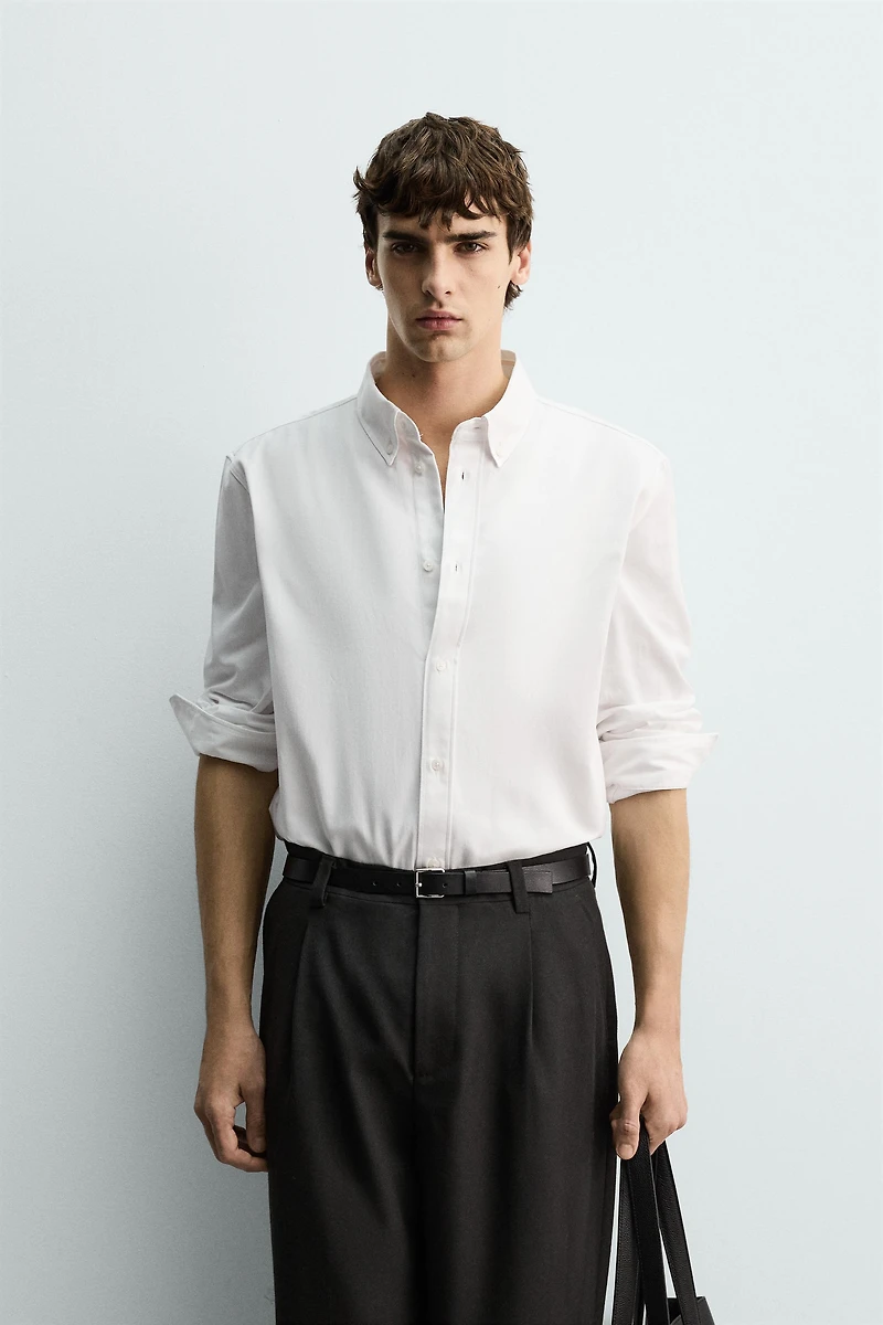 CHEMISE REGULAR FIT STRUCTURÉE