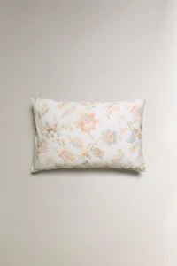 FLORAL PRINT SATEEN PILLOWCASE