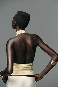 TOP EN POLYAMIDE PLIS SOLEIL