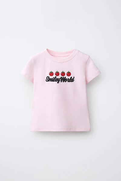 T-SHIRT IMPRIMÉ TOMATE SMILEYWORLD ®