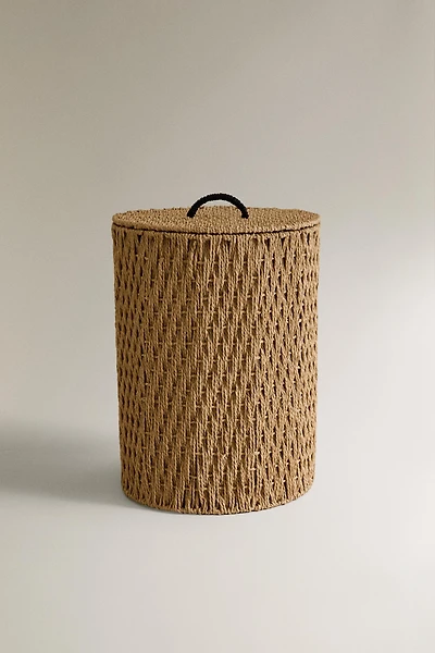 ROUND BASKET WITH LID