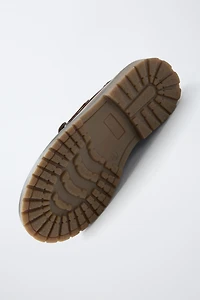 LEATHER DECK SHOES