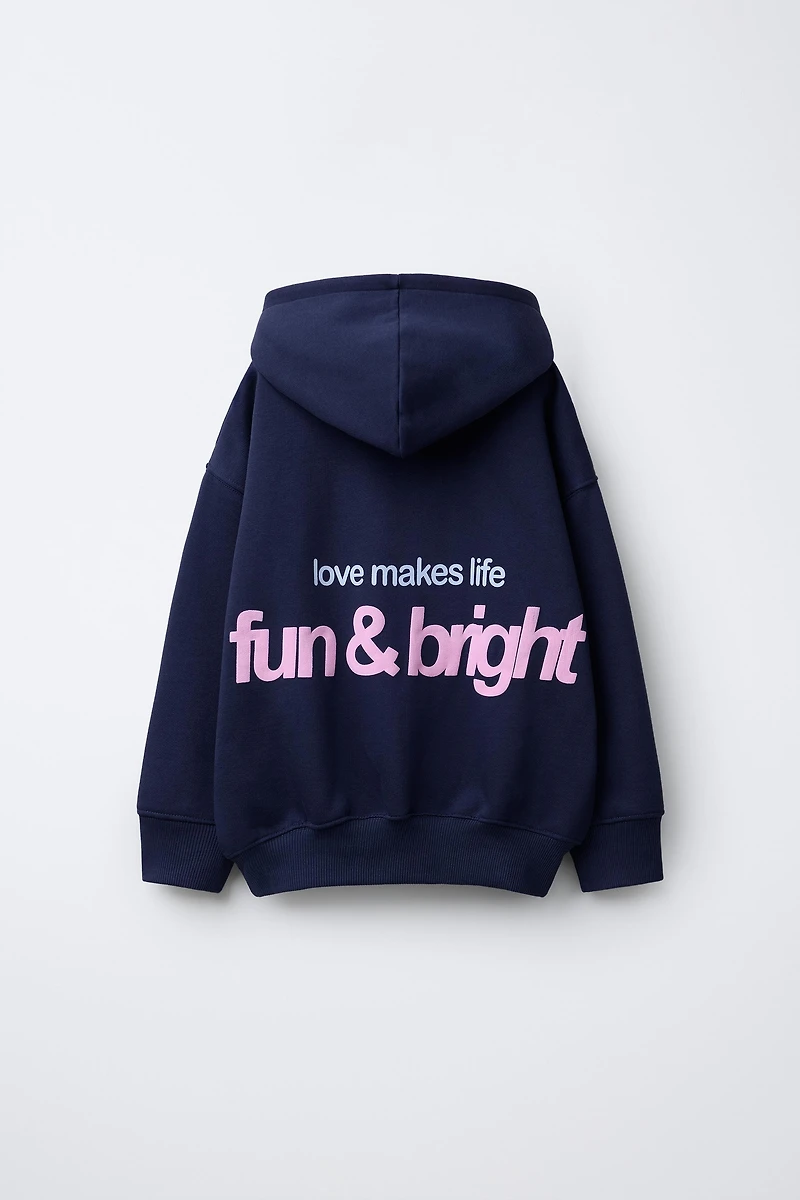 HOODIE WITH STAR STUDS