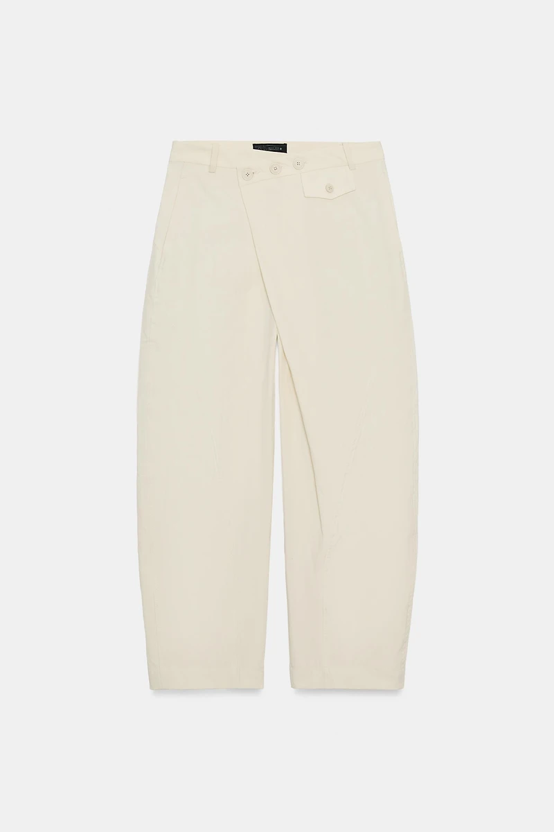 PANTALON CROISÉ À BOUTONS ZW COLLECTION