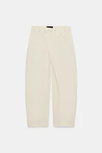 PANTALON CROISÉ À BOUTONS ZW COLLECTION