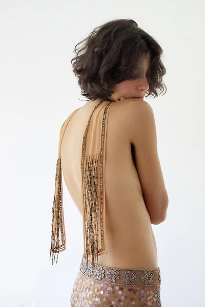 JUPE MI-LONGUE BRODERIES FANTAISIE ÉDITION LIMITÉE