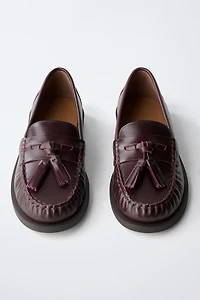 LEATHER TASSELED LOAFERS LIMITED EDITION