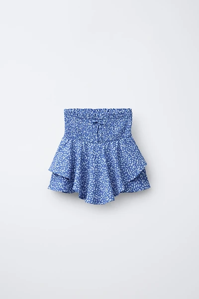 JUPE-SHORT FLEURS CAPE