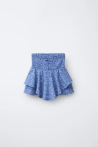 JUPE-SHORT FLEURS CAPE