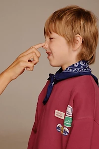 PATCH SWEATSHIRT