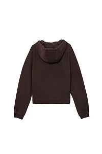 EMBROIDERED LOGO HOODIE SWEATSHIRT