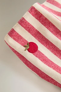 TOMATO STRIPED PET BANDANA
