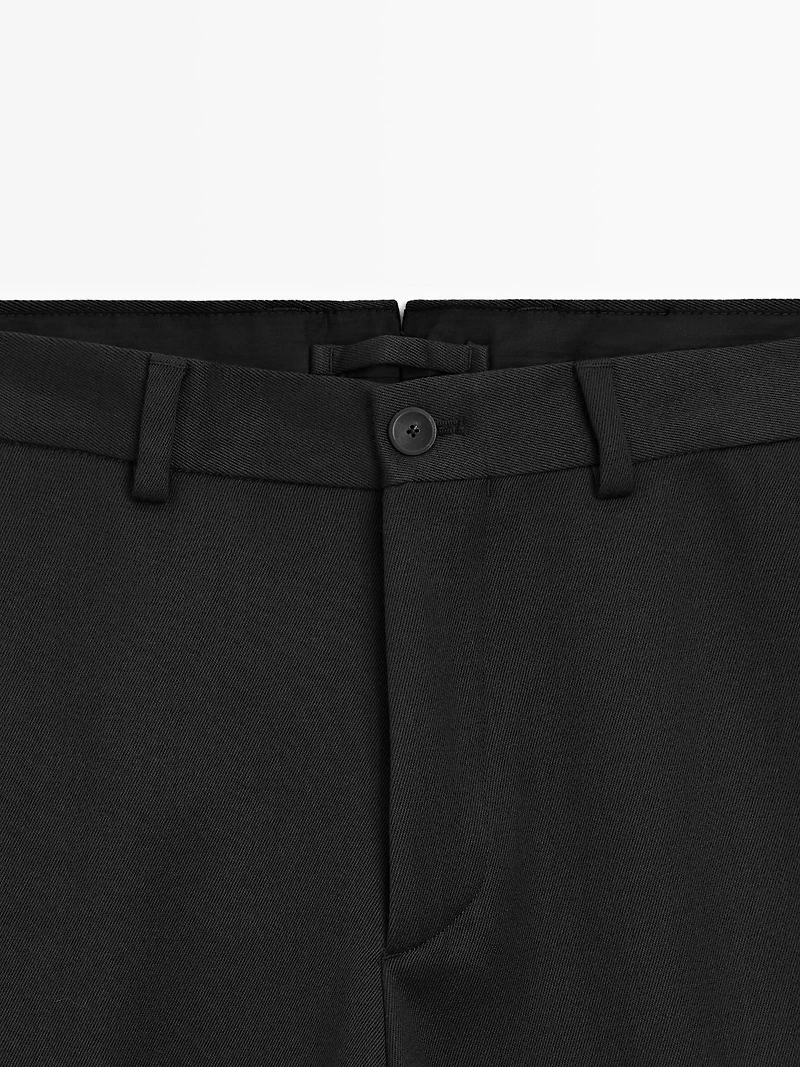 100% cool wool trousers - LIMITED