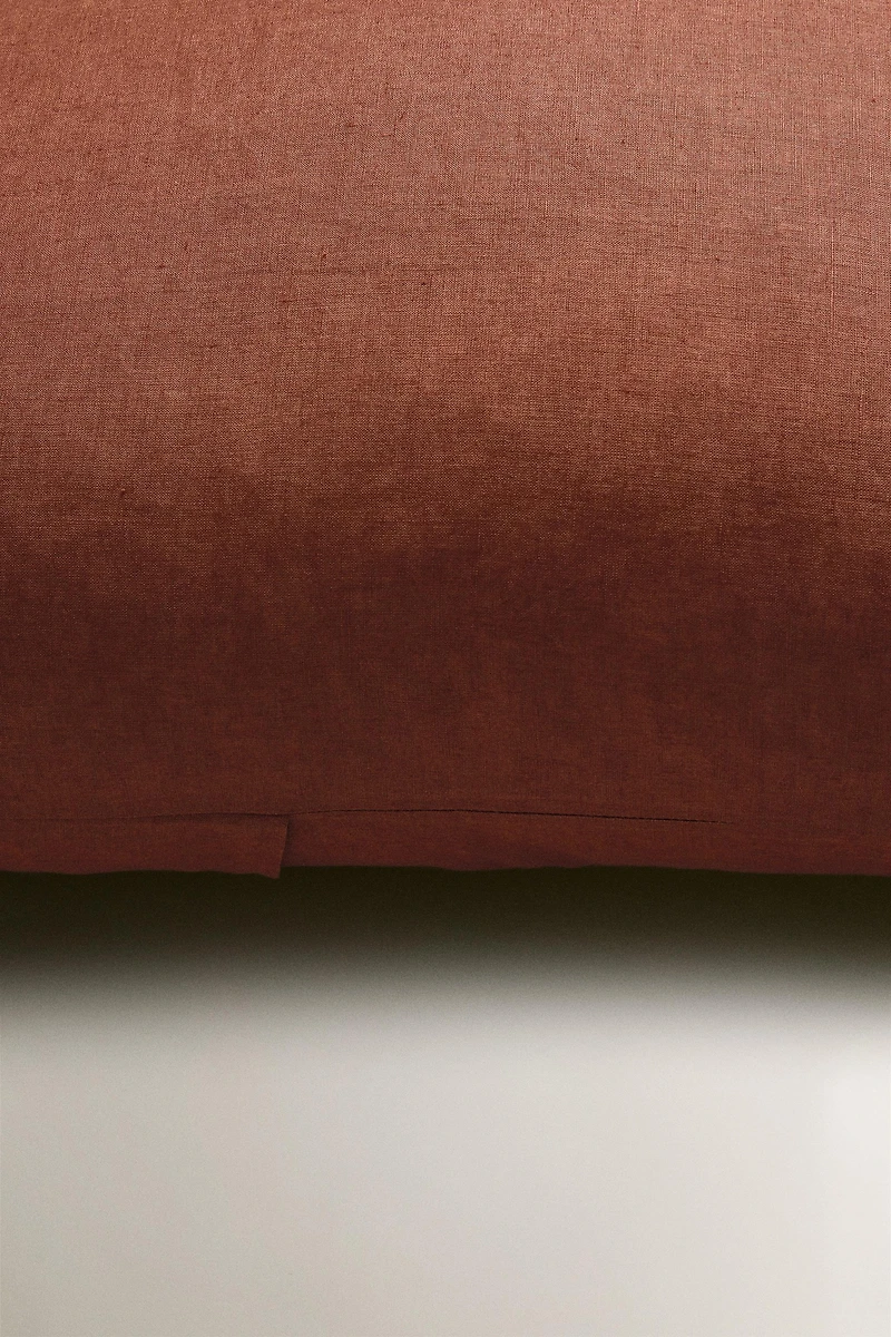 XXL LINEN THROW PILLOW COVER