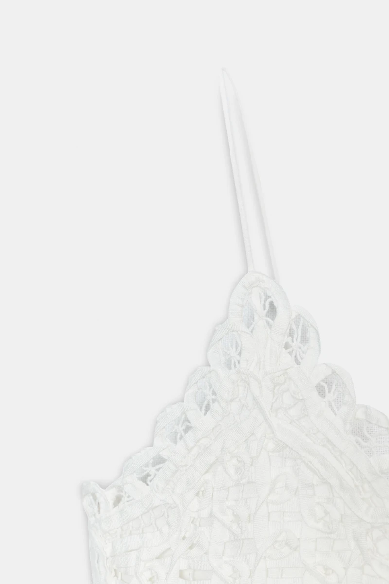ZW COLLECTION EMBROIDERED PUFFY TOP