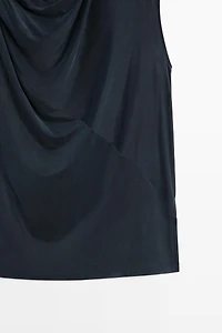 Draped back-tie top - STUDIO