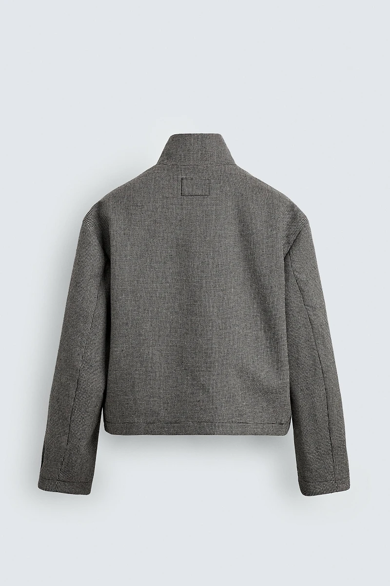HOUNDSTOOTH OVERSHIRT
