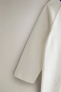 BABY SPACE FOOTED ROMPER