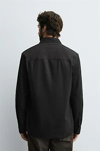 COTTON LINEN BLEND SHIRT