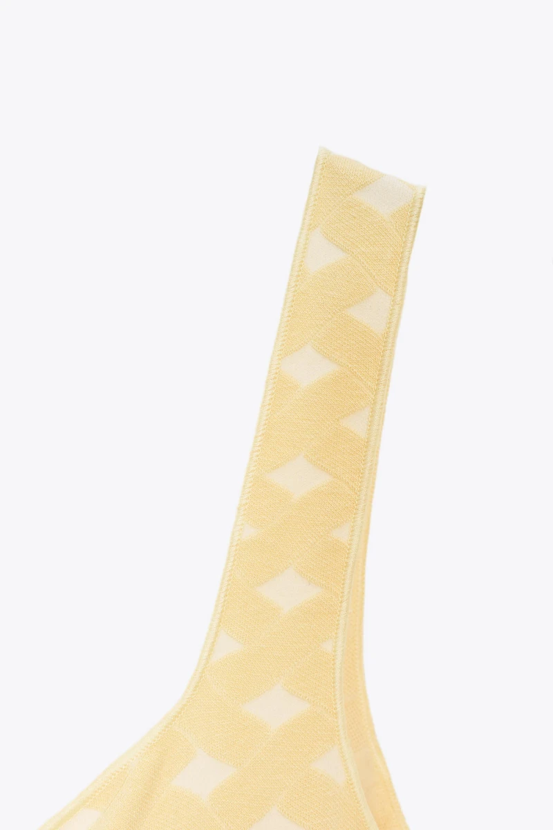 ROBE JACQUARD SKATER STRETCH