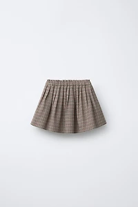 PLAID SKIRT