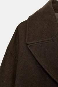 DOUBLE-BREASTED SHORT COAT
