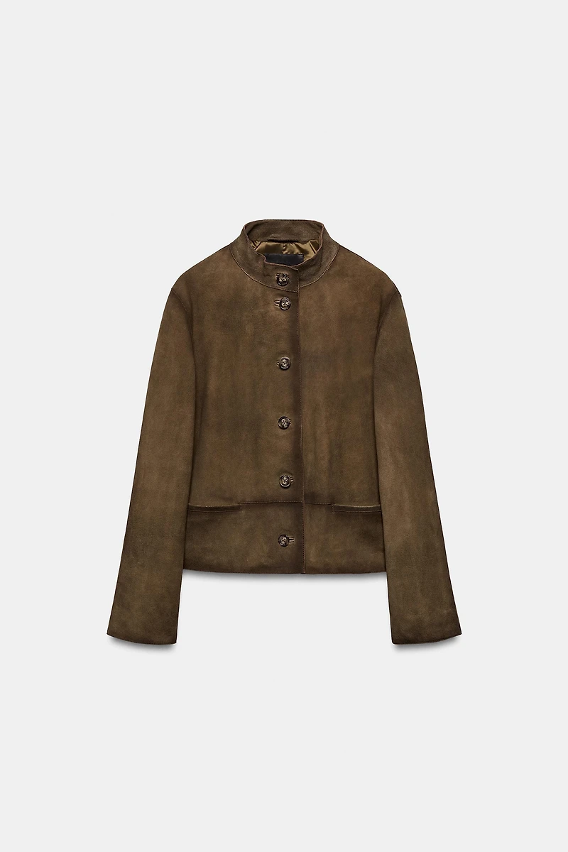 100% LEATHER JACKET ZW COLLECTION LIMITED EDITION