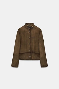 100% LEATHER JACKET ZW COLLECTION LIMITED EDITION