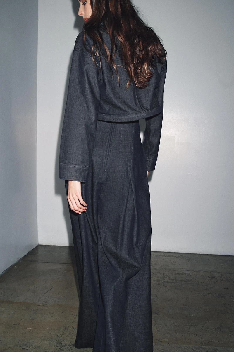 ZW COLLECTION WIDE LEG ULTRA HIGH-WAISTED JEANS