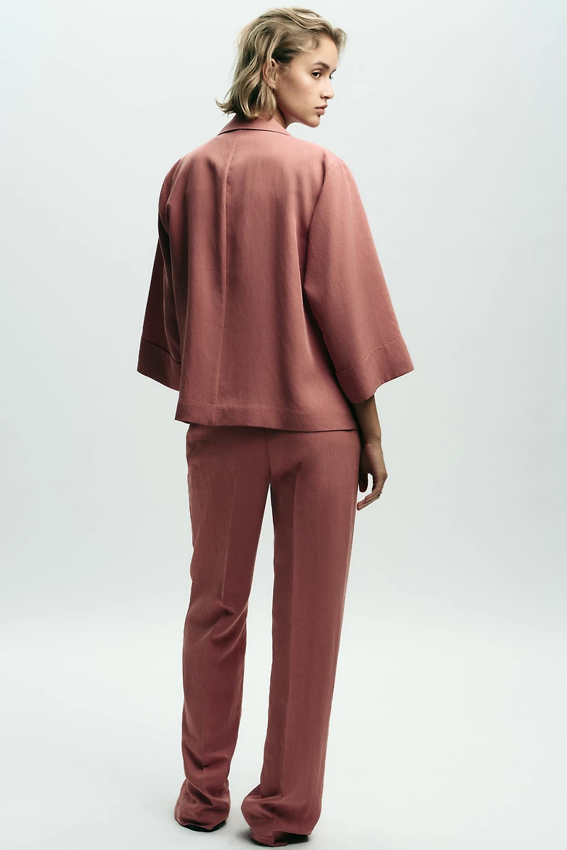 BLAZER CROISÉE MANCHES 3/4