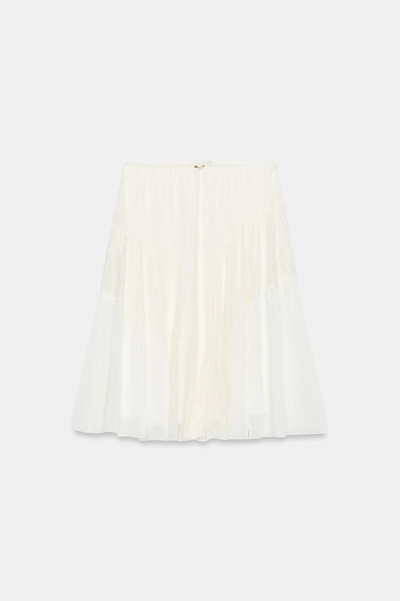 COMBINATION LACE SKIRT