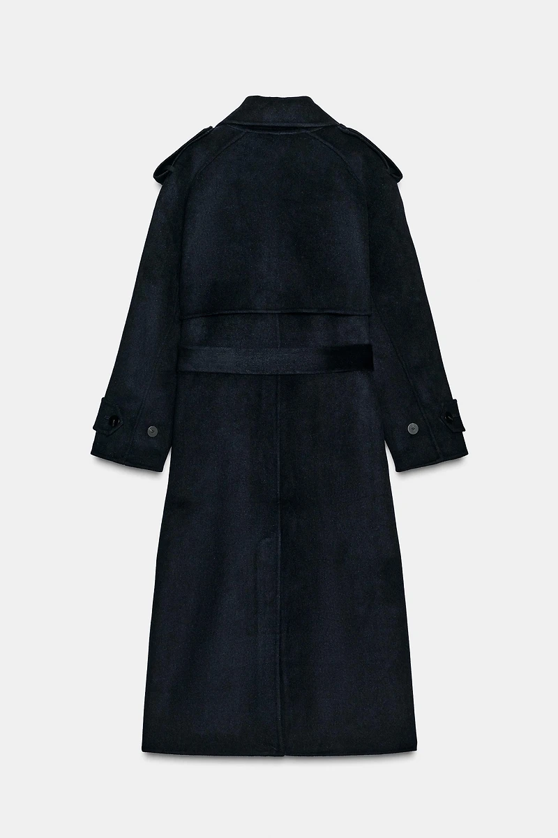 LONG WOOL BLEND COAT ZW COLLECTION LIMITED EDITION