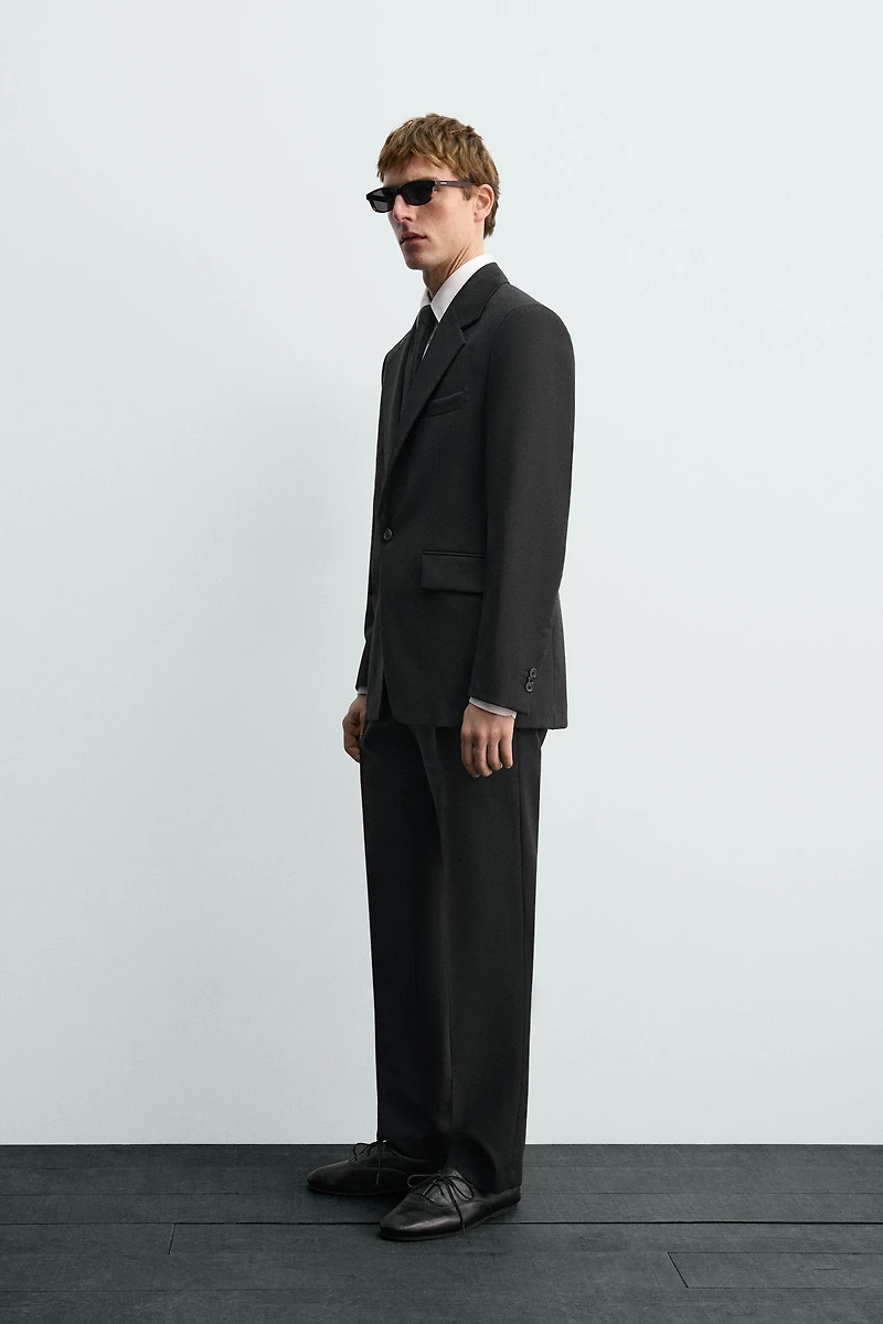 PANTALON DE COSTUME SMOKING EN LAINE AARON LEVINE X ZARA