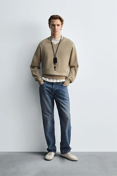 COTTON-RAMIE SWEATER