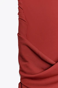ROBE LONGUE DRAPÉE